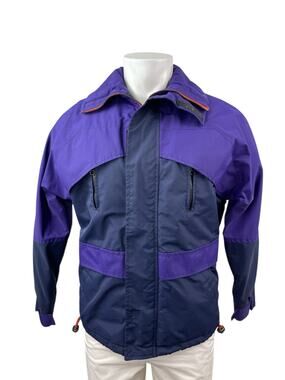 Collusion Men's Purple Colorblock Long Sleeve Parka Snow Ski Jacket Size XXS